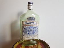Ancienne bouteille Cognac Martell objet décoration vitrine vintage bar bistrot 