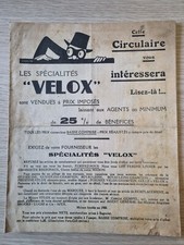 catalogue spécialités VELOX