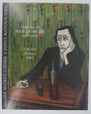 [AFFICHE D'ART] Bernard BUFFET : l'homme à la bouteille #Maurice Garnier, 2003