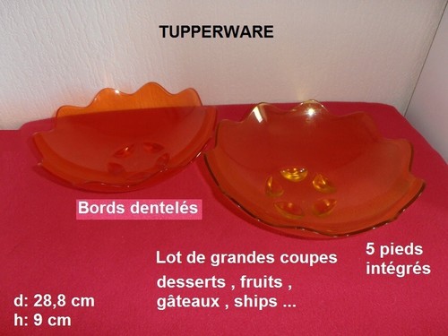 Tupperware lot coupes desserts - coupes,