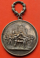 MEDAILLE ANCIENNE en ARGENT DE  LA SOCIETE DE GYMNASTIQUE   1902  PAR F. VERNON