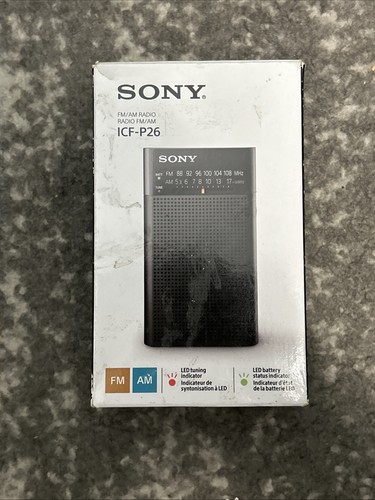 Sony icf p26 - icf-p26, portable