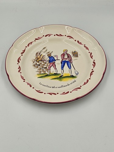 Assiette souffleur verre - assiette, de