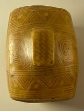 Boite Touareg Objet éthnique en peau milieu XXe