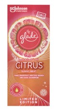 LOT DE 2 GLADE  citrus sunny beat Recharge diffuseur