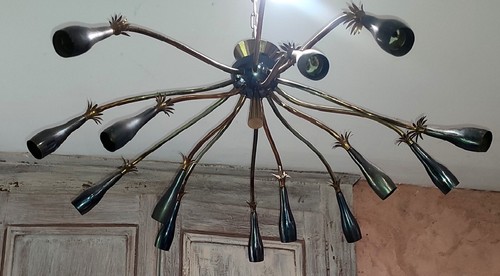 Lustre spoutnik araignée - lustre,