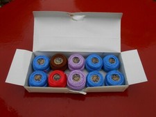 Boite  10  Bobines  Coton Perlé DMC   ref 10