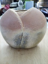 Vase Lentille Porcelaine Pierre Lébe Virebent 1970