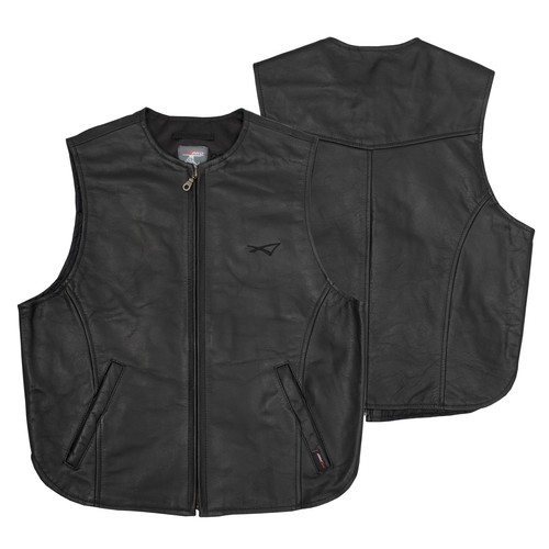 Gilet cuir vachette - gilet,