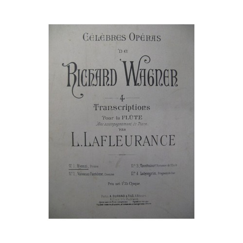Wagner richard rienzi flute - wagner,