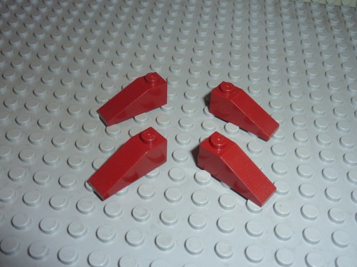 Dkred slope brick lego - dkred,