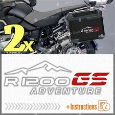 N.2 Autocollants Blanc Rouge