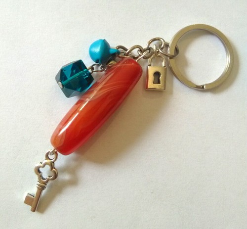 Porte clé bijou de sac - /,