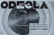 PUBLICITE ODEOLA PIANO