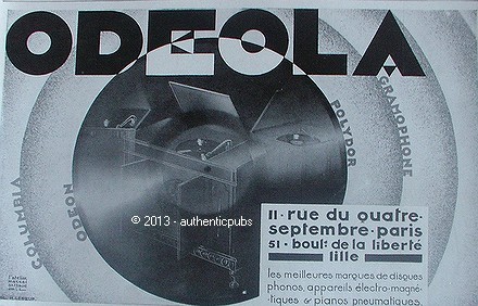 Publicite odeola piano - publicite,
