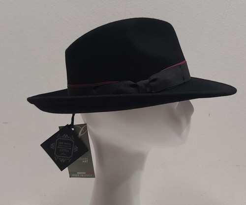 Chapeau noir feutre laine - feutre,