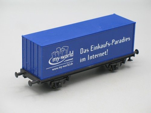 Wagon plat conteneur world - wagon, my-world