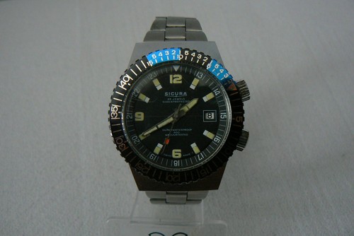 Chronographe vintage sicura - chronographe,