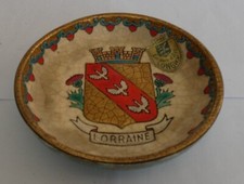Coupelle Blason LORRAINE - 13 cm- Emaux de Longwy