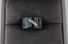 Bague céramique noire Chaumet