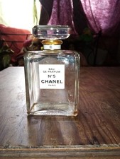 RARE FLACON VERRE MOULÉ N°5