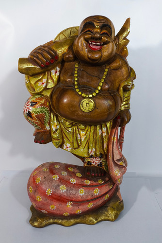 Grande statue bouddha rieur - statue,