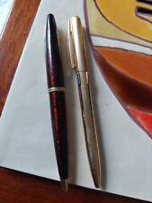 MAGNIFIQUE STYLO BILLE WATERMAN CARENE LAQUE AMBRE + 1 Waterman PO Couleurs Hs