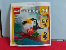 Toucan Lego Creator 3 in 1 Set 30388 - Jamais Ouvert - Vrai Lego