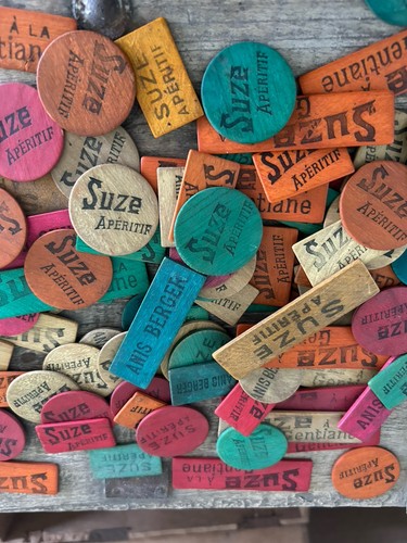 Lot jetons bistrot suze - de,