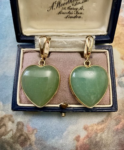 Grand coeur sculptė jade - grand,