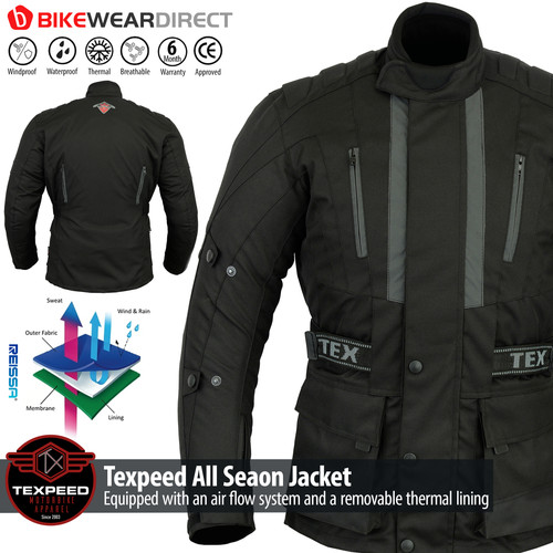Veste moto avec armure - de,