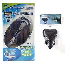 Schick Hydro 5 lames 1 poignée de rasoir + 9 cartouches housse de voyage