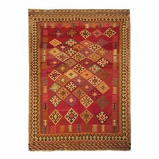 5'2 x 7'1 Vintage Qashqai Kilim Rug