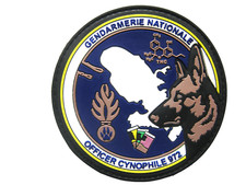 ECUSSON COLLECTION PVC GEND. OFFICIER CYNOPHILE DU 972 MARTINIQUE