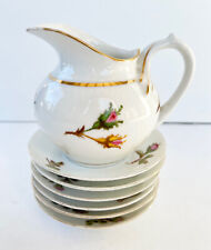 Pichet et soucoupes XIXem