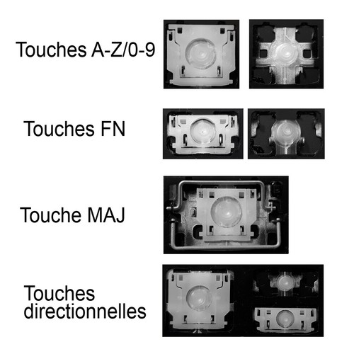 Touche clavier pour lenovo - touche, de