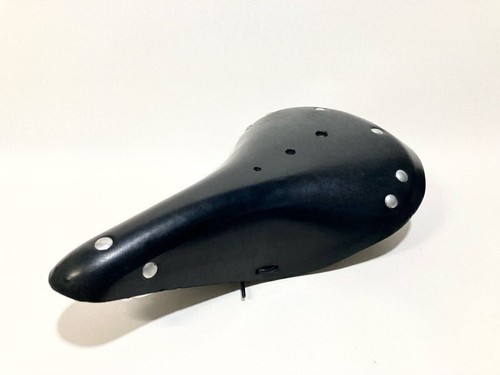 Ideale black leather saddle - black,