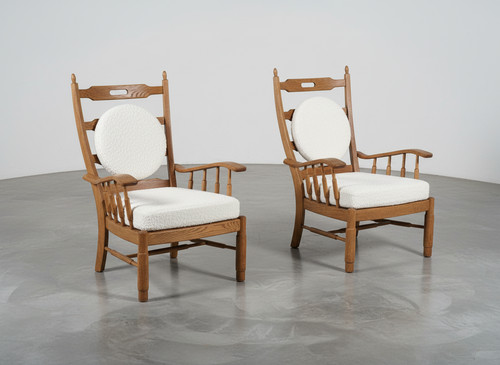 Paire fauteuils dans - fauteuils, le