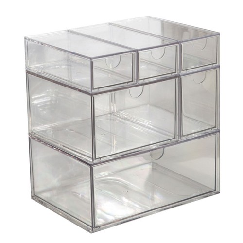 Armoire tiroirs acrylique - tiroirs,