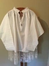 Rochet whit beautiful handmade lace