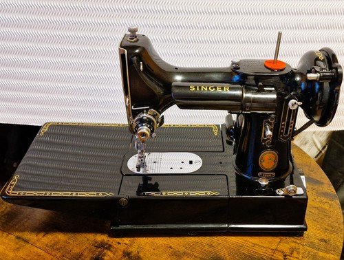 Singer featherweight 222k red - singer,