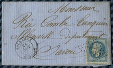 Napoléon YT#29 s/lettre de