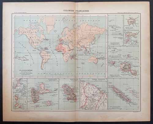 Colonies françaises feuille - colonies,