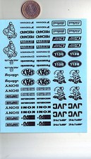 decals nascar noir 1/24 spax recaro edelbrock sebring michelin alpine koni sony