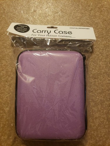 Pink action camera bag - pink, for
