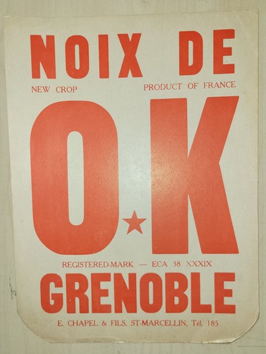 Rare pancarte cartonnée - rare,