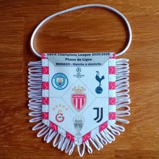 MONACO (Champions League 2025/2026) - Fanion en tissu, neuf
