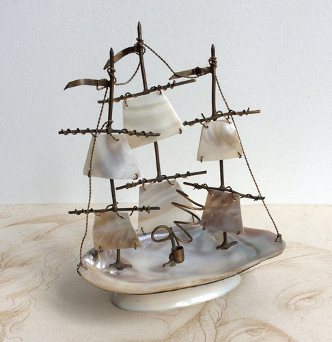 Ancien bateau nacre - ancien,