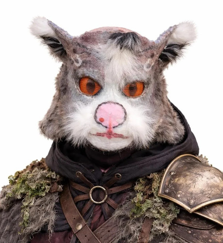 Masque chat feutre - masque, de
