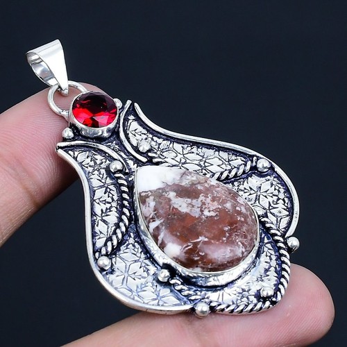 Pendentif bijou argent - en,